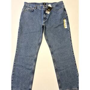 New Lee Jeans Men 40x30 Pepper Stone Regular Fit Straight Leg Denim NWT